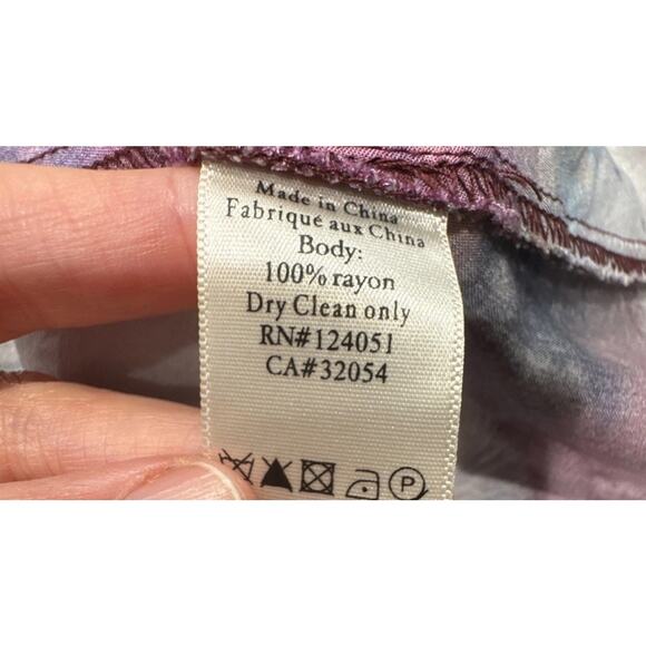 The Odells Tie Dye Monroe Tie Faux Wrap Dress Size Medium Anthropologie READ - Picture 8 of 10